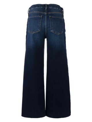 Kut Meg High Rise Wide Leg Raw Hem Jeans in Innoxious