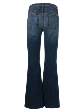 Kut Stella High Rise Flare with Raw Hem in Intriguing