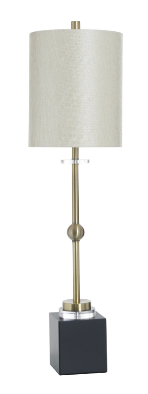 Halle Brass Buffet Lamp
