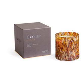 LAFCO Labdanum Absolute Candle next to gray product box