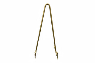 gold metal stand antique brass display