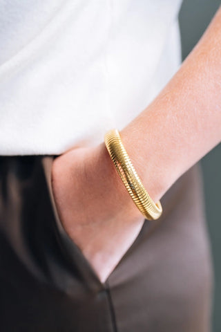 Large Crisp Cuff Bracelet