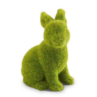 Large Moss Bunny Sitting Looking Right texture green