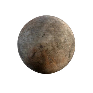 Large Primitive Wood Sphere
round wooden balls with a weathered, rustic finish 