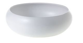 Large White Low Bowl