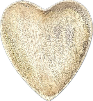 Large Wooden Heart Tray