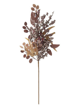 Light Burgundy Berry Stem cream brown