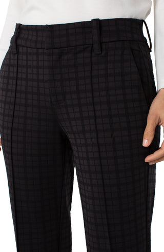 Liverpool Gemma Cigarette Trouser in Black Two Tone Check