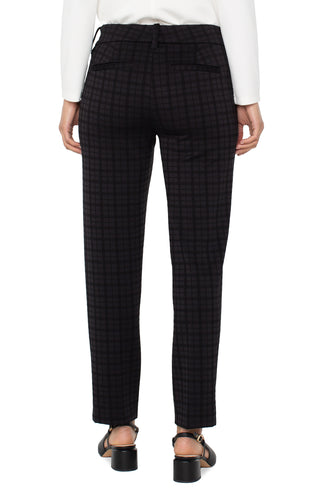 Liverpool Gemma Cigarette Trouser in Black Two Tone Check
