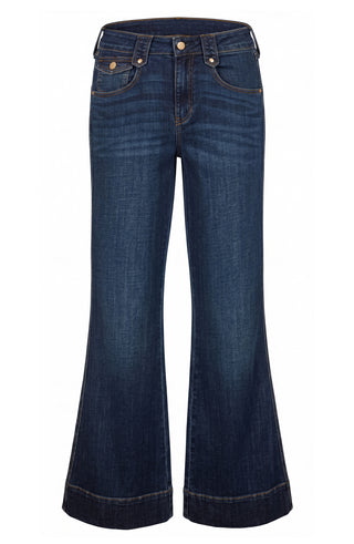 Liverpool Hannah Outlaw Flare in Duskwood Blue