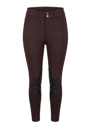 Liverpool High Rise Riding Legging in Brown Truffle