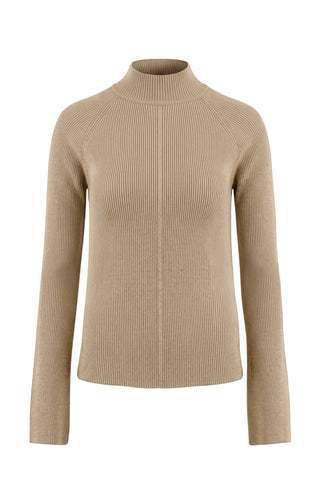 Liverpool Long Sleeve Turtleneck Sweater, Harvest Khaki