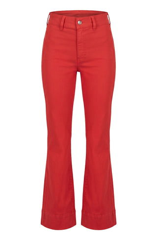 Liverpool Lucy High Rise Clean Front Boot Cut in Sundance Red