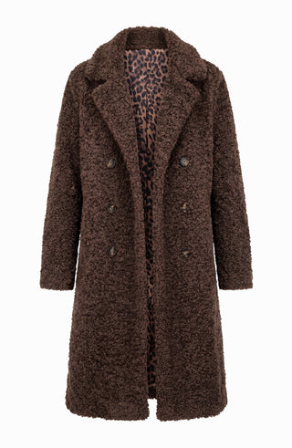 Liverpool Teddy Brown Double Breasted Coat