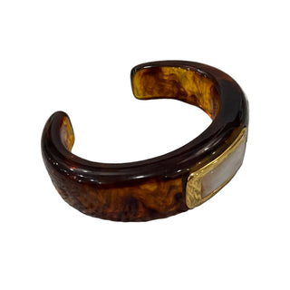 Lucas Jack Moonstone in Tortoise Shell Resin Bracelet