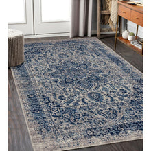 Load image into Gallery viewer, Manhattan Beige Teal Rug
