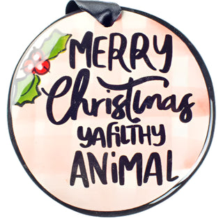 Merry Christmas YaFilthy Animal Ornament