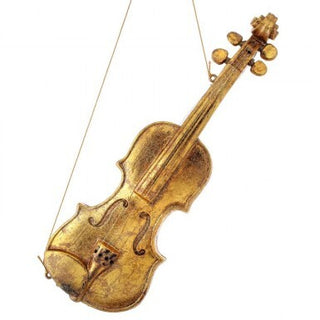 Gold Violin Ornament