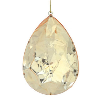 Champagne Jewel Drop Ornament
