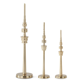 Small medium and large Matte Antique Gold Finials 
