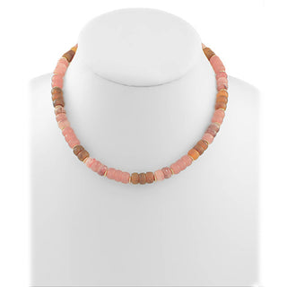 Mauve Multi Color Beaded Necklaces