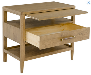 Maxwell One-Drawer Nightstand in Sunlit Oak