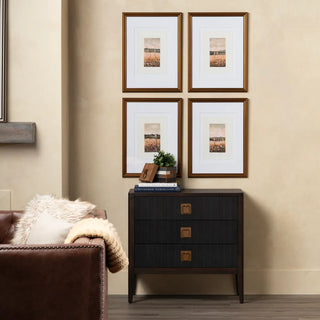 Meadows Framed Art Assorted gold frame parchment paper grasses