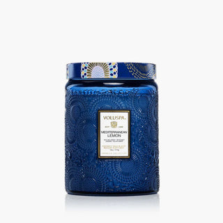 Voluspa Mediterranean Lemon Large 18oz Jar Candle
