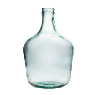 Medium Demi John Bottle Clear
A clear glass demijohn bottle with a rounded body and narrow neck