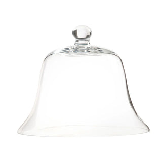 Medium Glass Bell Jar Garden Cloche
Clear glass cloche dome with a rounded top knob
