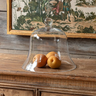 Medium Glass Bell Jar Garden Cloche
Clear glass dome with knob handle