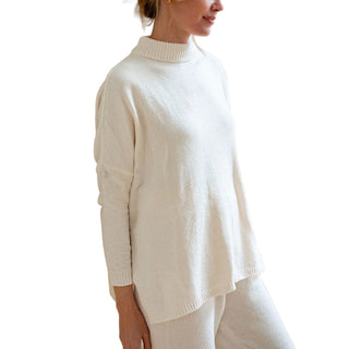 Mersea Catalina Eversoft Chenille Sweater in Cream