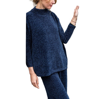 Mersea Catalina Eversoft Chenille Sweater in Navy