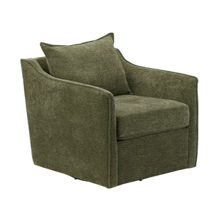 Miles Swivel Chair green upholster