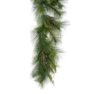 Mixed Noble Fir Garland 6' greenery