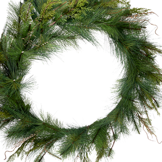Mixed Noble Fir Wreath 36" greenery
