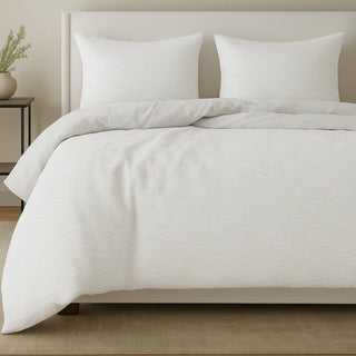 Moonstone Comforter Set in Silver - King  king jacquard gray