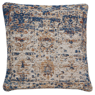 Napier Pillow 20"x20"
Textured pillow with blue beige brown pattern tapestry