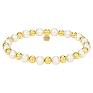 Bara Boheme Natalia 14K Gold Filled Beaded Bracelet with Pearls