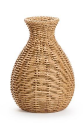 Natural Beauties Basket Weave Vase Assorted wicker resin