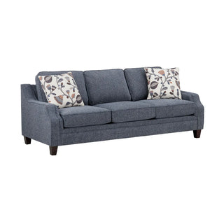 Newport Sofa denim blue tweed fabric
