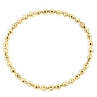 Nicole 14K Gold Filled Beaded Bracelet hypoallergenic nickel free waterproof tarnish free