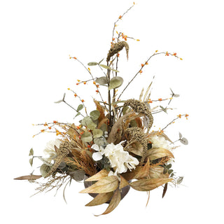 Off White Flowers with Bittersweet Floral Arrangement