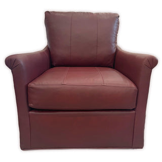 Olivia Swivel Chair - Shiraz Leather