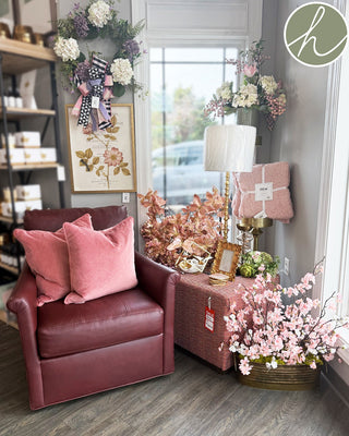 Olivia Swivel Chair - Shiraz Leather