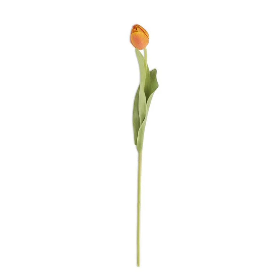 Orange Real Touch Tulip Stem
