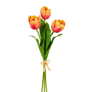 Orange Tulip Bundle 18"