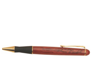 P. Graham Dunn Rosewood Pen with Rubber Grip