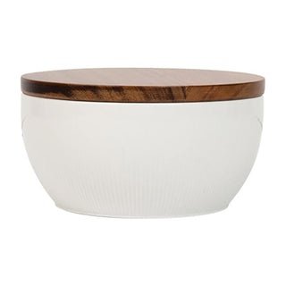 P. Graham Dunn Soup Bowl white ceramic engravable personalize