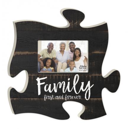 P. Graham Dunn Family Puzzle Frame Black